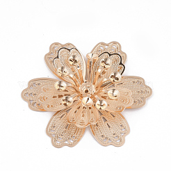 Brass Cabochon Rhinestone Settings&nbsp;KK-S353-023LG