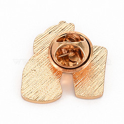 Rack Plating Alloy Enamel Brooches&nbsp;JEWB-S011-157-NR