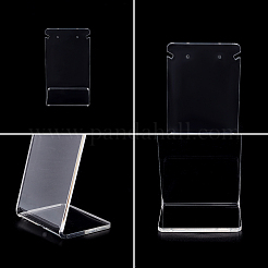 3Pcs 3 Styles Transparent Acrylic Earring Display Stands Set&nbsp;EDIS-WH0006-41