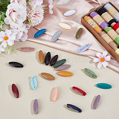12 Sets 6 Colors  Plastic Safety Pin Brooches&nbsp;JEWB-OC0001-04