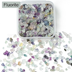 天然蛍石チップビーズ 60g  穴なし/ドリルなし  2~12x2~10x1~3mm&nbsp;G-YW0001-64