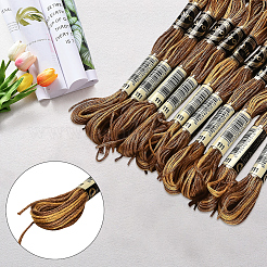 10 Skeins 6-Ply Polyester Embroidery Floss&nbsp;OCOR-CY0002-99F