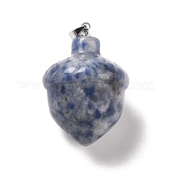 Natural Blue Spot Jasper Pendants&nbsp;G-M393-01P-05