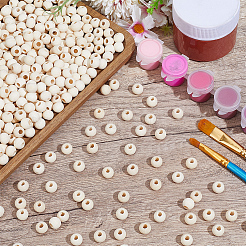 800Pcs Natural Unfinished Wood Beads&nbsp;WOOD-PA0001-58