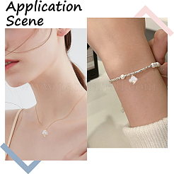 6Pcs Natural Sea Shell Cloud Charms&nbsp;KK-BBC00014-93