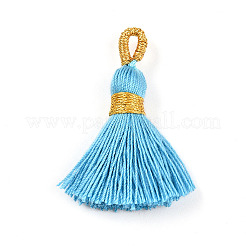 Polycotton(Polyester Cotton) Tassel Pendant Decorations&nbsp;FIND-N006-01