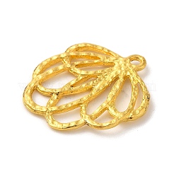 ラックメッキ合金ペンダント  葉  ゴールドカラー  27x23.5x2mm  穴：1.8mm&nbsp;STAS-M016-07G