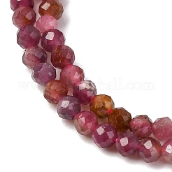 Natural Red Tourmaline Beads Strands&nbsp;X-G-A021-01D-01