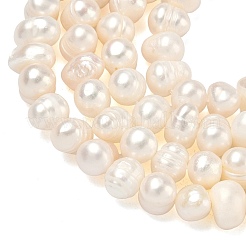 Natural Cultured Freshwater Pearl Beads Strands&nbsp;PEAR-L034-11A