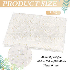 花柄ポリエステル生地  服飾材料  DIYクラフト用品  ホワイト  1680x0.1mm  3ヤード/個&nbsp;DIY-WH0591-147A