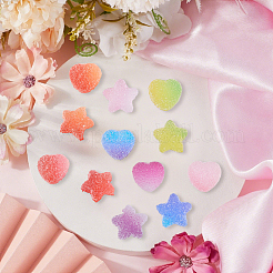 120Pcs 12 Colors Imitation Candy Food Style Resin Cabochons&nbsp;RESI-SC0036-52