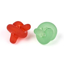 つや消し透明なアクリルビーズ  結び目  ミックスカラー  17.5~18x13~13.5x15mm  穴：2.5mm  約442個/500g&nbsp;FACR-T008-01M