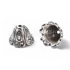 Tibetan Style Alloy Bead Caps&nbsp;TIBEB-EA9700YKG-AS-LF