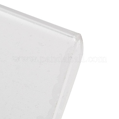 アクリル斜め背額縁  L字型サインディスプレイホルダー  展示アクセサリー  透明  15x3x4.35cm&nbsp;LS-ODIS-XCP0001-28