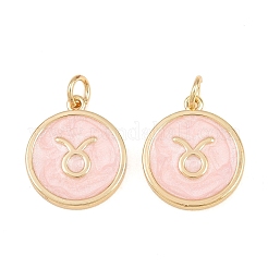 Brass Enamel Pendants&nbsp;KK-CBA652E-01J