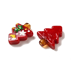 Christmas Theme Handmade Lampwork Beads&nbsp;X-LAMP-G162-06B
