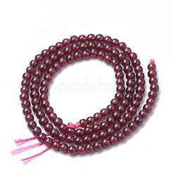 Natural Garnet Beads Strands&nbsp;G-S150-55-3mm