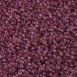 MIYUKIラウンドロカイユビーズ  日本製シードビーズ  （rr303)ローズゴールド光沢  11/0  2x1.3mm  穴：0.8mm  約1100PCS /ボトル  10 G /ボトル&nbsp;SEED-JP0008-RR0303