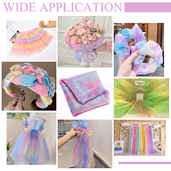 Polyester Mesh Fabric&nbsp;DIY-WH0698-012A