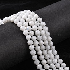 Natural Rainbow Moonstone Beads Strands&nbsp;X-G-C068-6mm-1