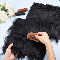 Square Faux Fur Squares Fabric&nbsp;AJEW-WH0348-615B
