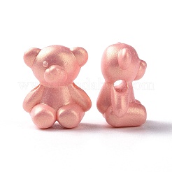 Opaque Acrylic Glitter Beads&nbsp;X-OACR-E010-06