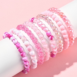 Pink Color Theme DIY Jewerly Making Kit&nbsp;DIY-FS0008-78