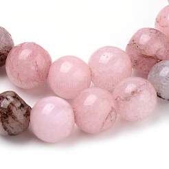 Natural Cherry Blossom Jasper Beads Strands&nbsp;G-Q462-63-10mm