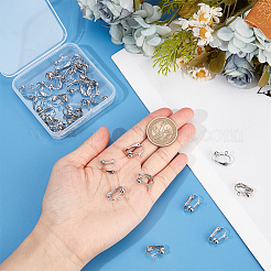 36Pcs Brass Clip-on Earring Findings&nbsp;KK-SP0001-08P