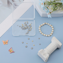 64Pcs 8 Styles 304 Stainless Steel Spacer Beads&nbsp;STAS-CA0002-02