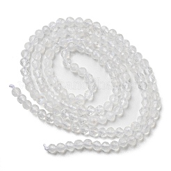Natural Rainbow Moonstone Beads Strands&nbsp;G-G0005-C02