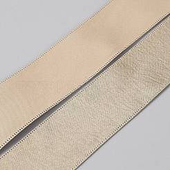 5ヤードのポリエステルジャカードリボン  衣服、ドレス、縫製アクセサリー  小麦  1-1/2インチ（38mm）  約10.00ヤード（9.14m）/ロール&nbsp;OCOR-WH0101-192B