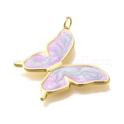 Rack Plating Brass Enamel Pendants&nbsp;KK-M296-02G-02