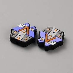 Halloween Food Grade Eco-Friendly Silicone Focal Beads&nbsp;LS-SIL-WH0014-52A