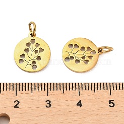 304 Stainless Steel Charms&nbsp;STAS-D050-07G-11