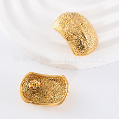 3 Pairs Stainless Steel Texture Curved Stud Earrings&nbsp;RM5600