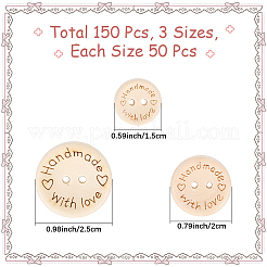 Wood Buttons&nbsp;BUTT-CY0001-02C