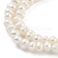 Natural Cultured Freshwater Pearl Beads Strands&nbsp;PEAR-C003-08A