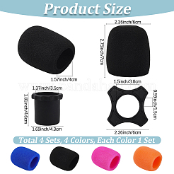 Microphone Sponge Sleeve&nbsp;AJEW-CN0004-88B