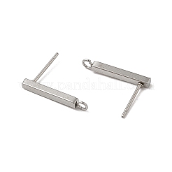 Non-Tarnish 304 Stainless Steel Stud Earring Finding&nbsp;STAS-C080-06B-P