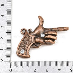 Tibetan Style Alloy Pendants&nbsp;AL-CBA2376-20R