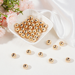 40Pcs Rack Plating Brass Beads&nbsp;KK-BBC0011-15C