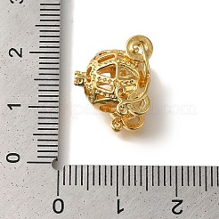 Rack Plating Brass European Beads&nbsp;KK-U019-07G