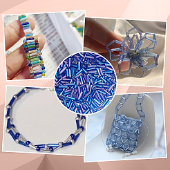 2000Pcs Glass Bugle Beads&nbsp;SEED-HY0001-14A