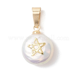 3Pcs 3 Styles Baroque Natural Keshi Pearl Pendants&nbsp;PALLOY-JF04958