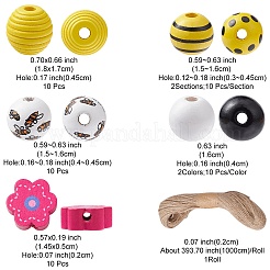 DIY Bee Pendant Decoration Making Kit&nbsp;DIY-YW0007-46