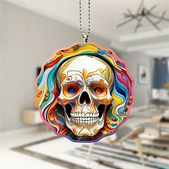 Skull Acrylic Hanging Ornaments&nbsp;PW-WGDCB05-01