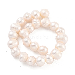 Natural Cultured Freshwater Pearl Beads Strands&nbsp;PEAR-C003-09D