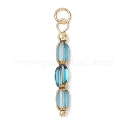 Electroplate Glass Pendants&nbsp;PALLOY-JF04931