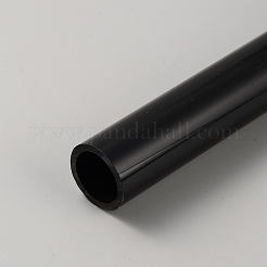 PCVプラスチック中空丸チューブ  ブラック  350x20.5mm&nbsp;FIND-WH0165-36B